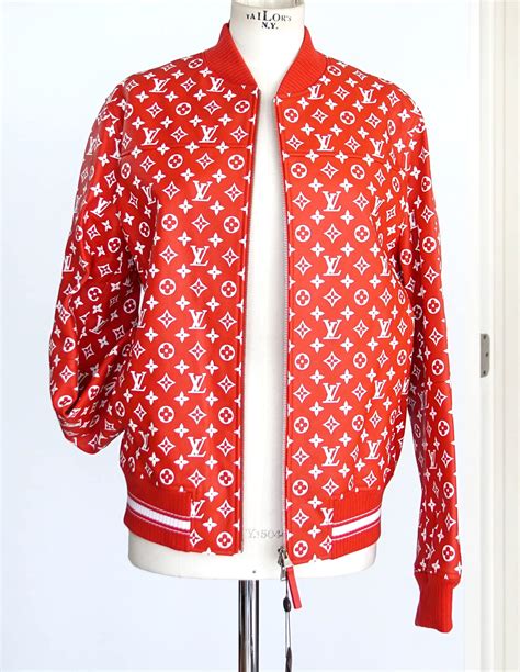 supreme louis vuitton leather jacket